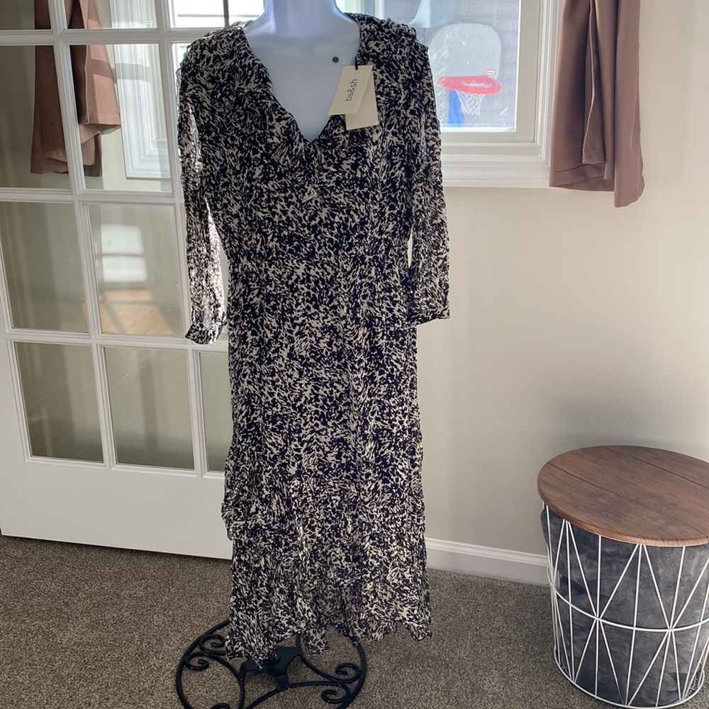 BA&SH
Erym ruffled printed crepon dress - Picture 8 of 10